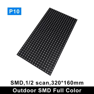 P10 RGB LED 스크린 패널 실외 320*160mm 32*16픽셀 1/2스캔 SMD3535 풀 컬러 P10 LED 디스플레이 모듈