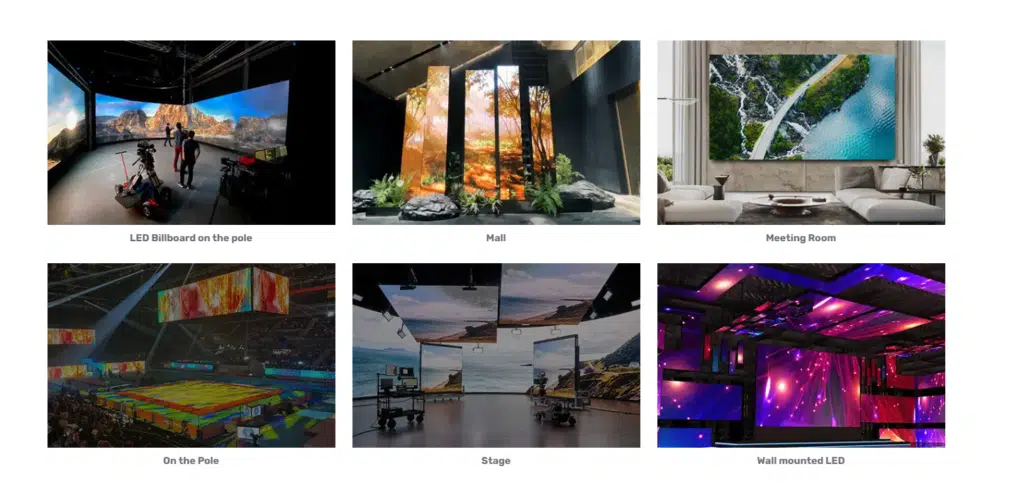 Application scenarios of LED electronic screens