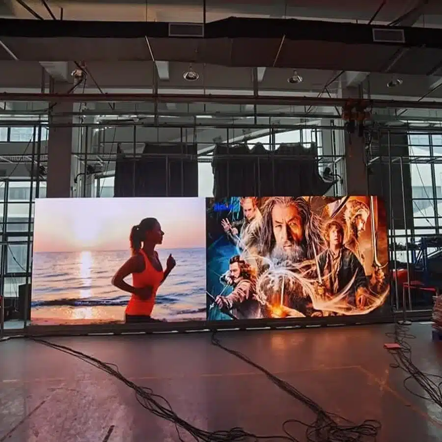 Portable Led Backdrop Screen Outdoor P3.91 Rental LED Display Screen Full Color SMD Stage Backdrop ...